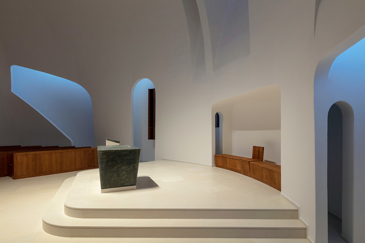 Religion，church，Architectural design，modern，Simplicity，St. John Paul II Church，