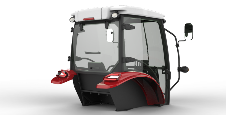 industrial design，cab，Color matching，Coating design，Tractor，Appearance design，