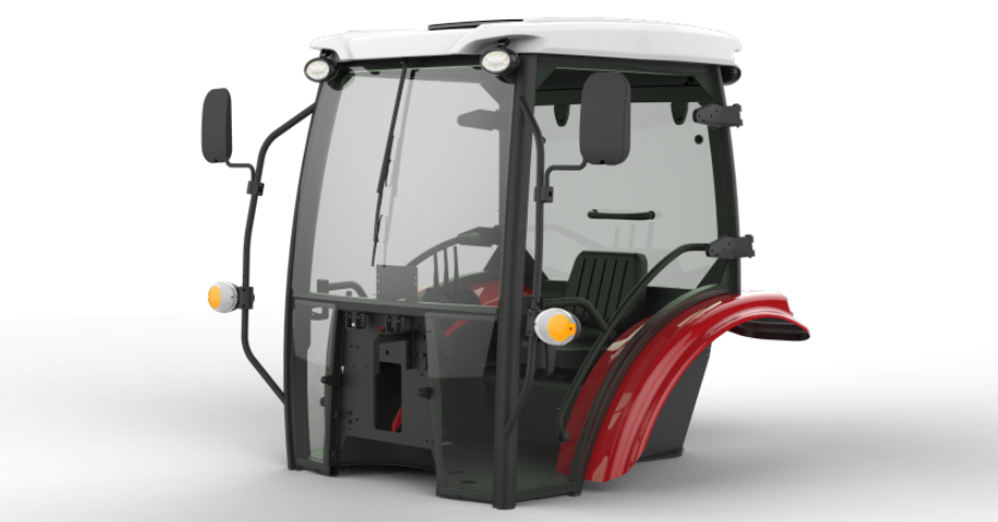 industrial design，cab，Color matching，Coating design，Tractor，Appearance design，