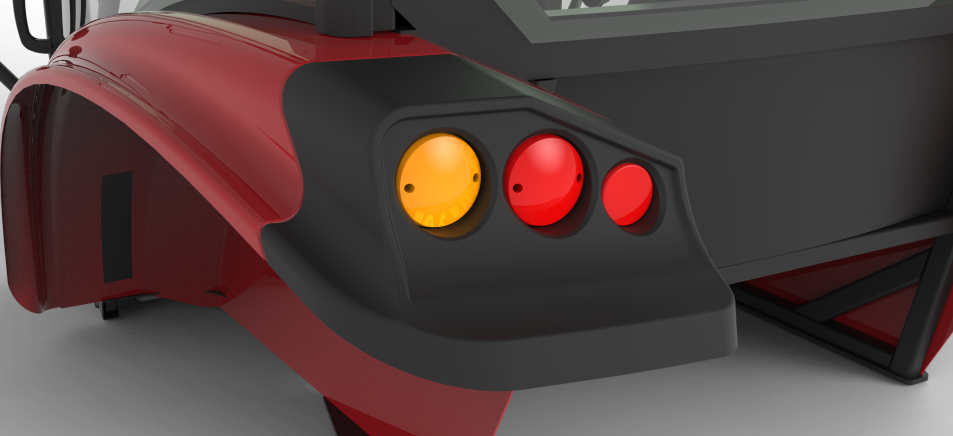 industrial design，cab，Color matching，Coating design，Tractor，Appearance design，