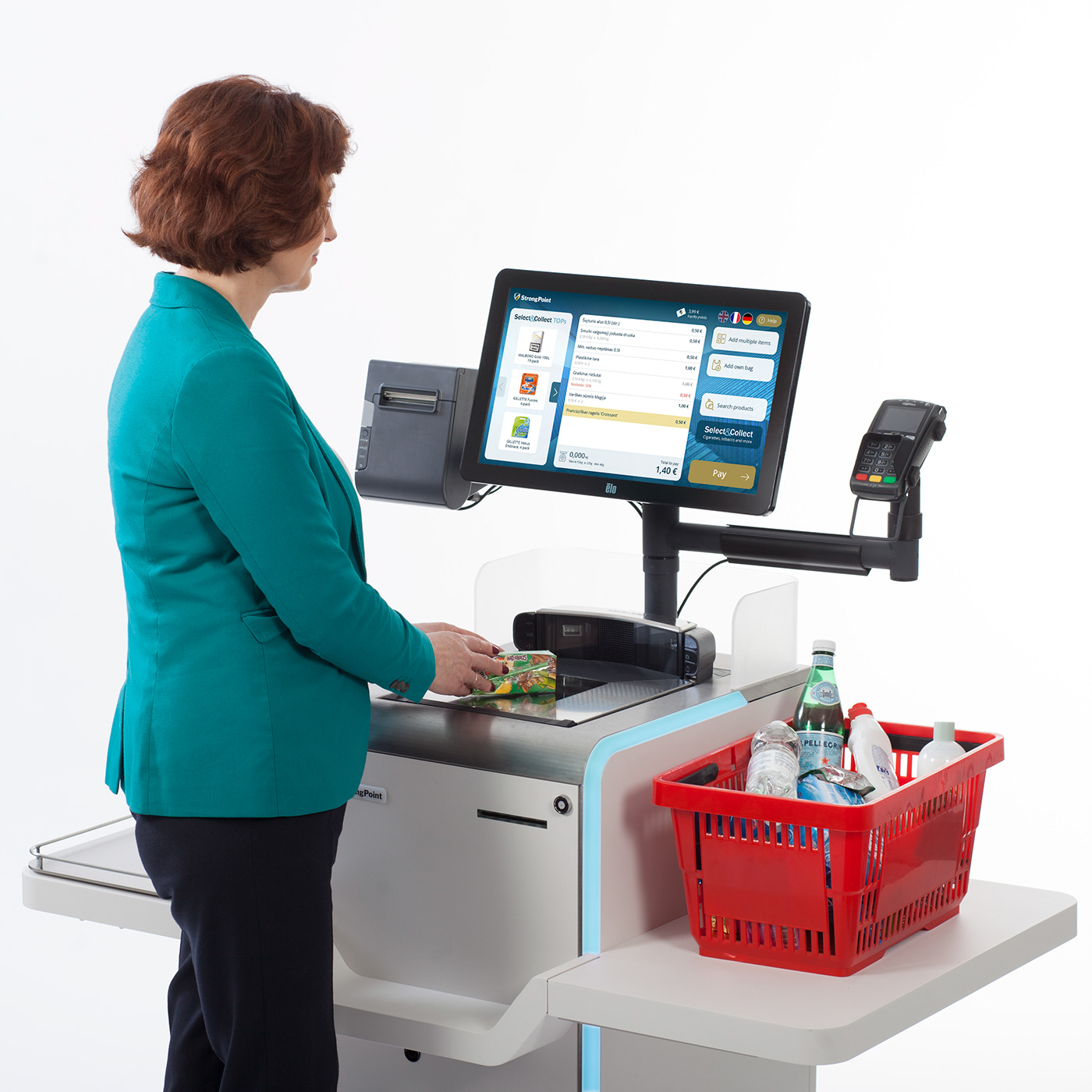 Automatic checkout，equipment，supermarket，Intimate，