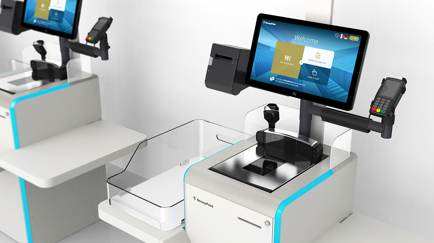 Automatic checkout，equipment，supermarket，Intimate，
