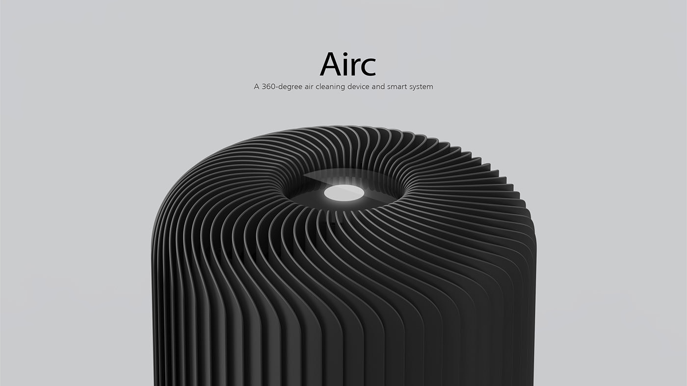 air cleaner，360 degrees，intelligence，black，