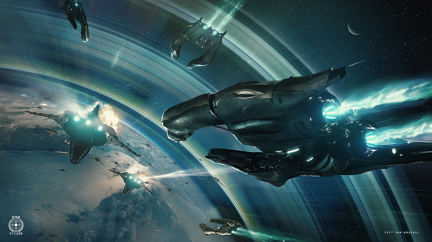 science fiction，fighter，spacecraft，space shuttle，conceptual design，