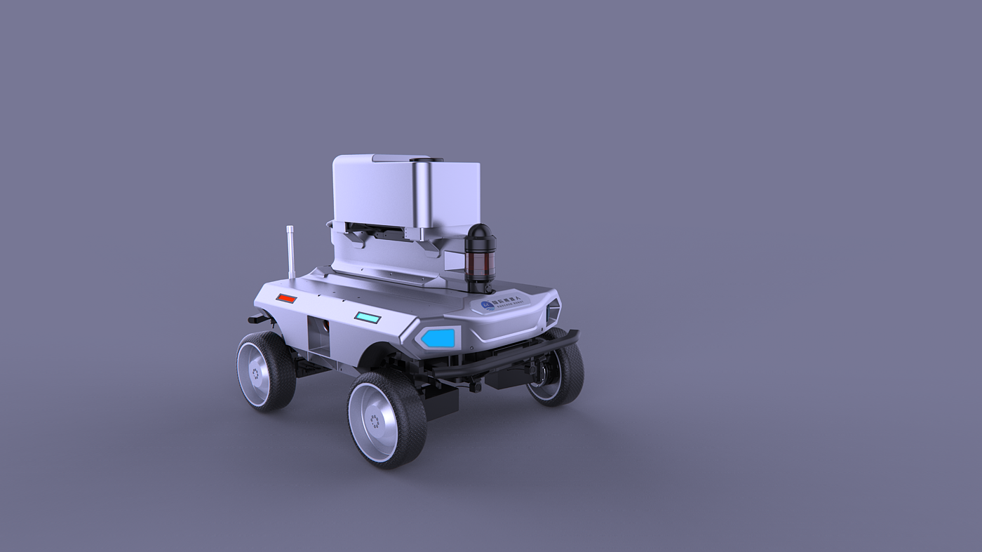 Outdoor patrol disinfection robot，