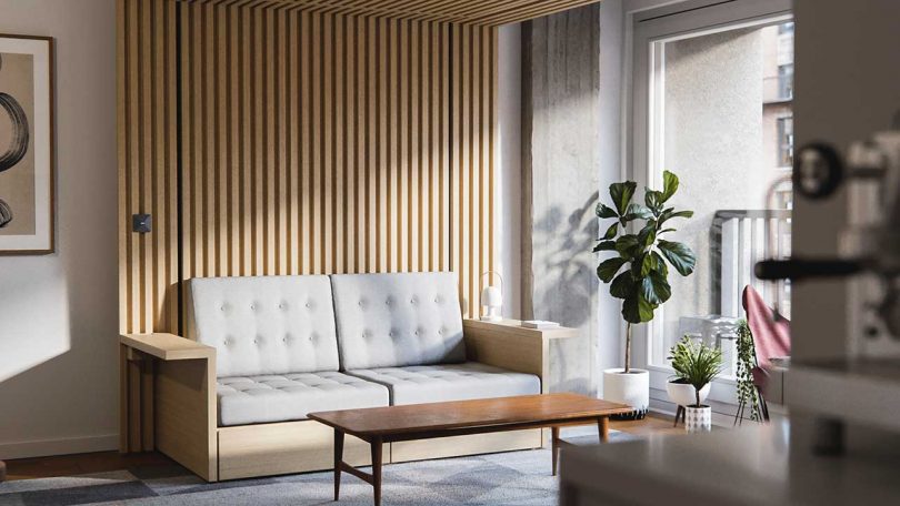 sofa，ceiling，Smaller space，