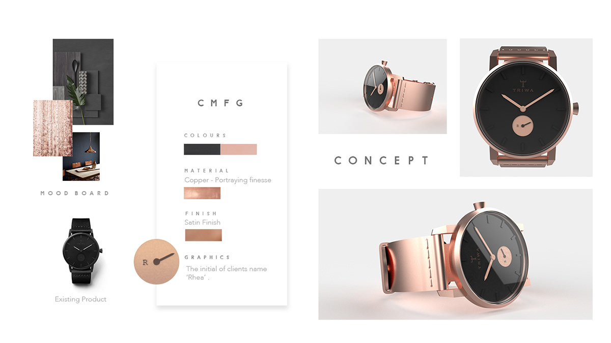 Hand drawn，sketch，sample reels，cmf，furniture，Wrist watch，