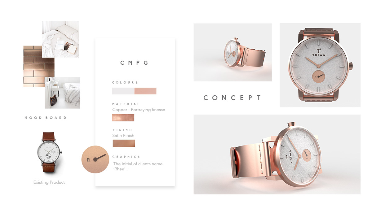 Hand drawn，sketch，sample reels，cmf，furniture，Wrist watch，