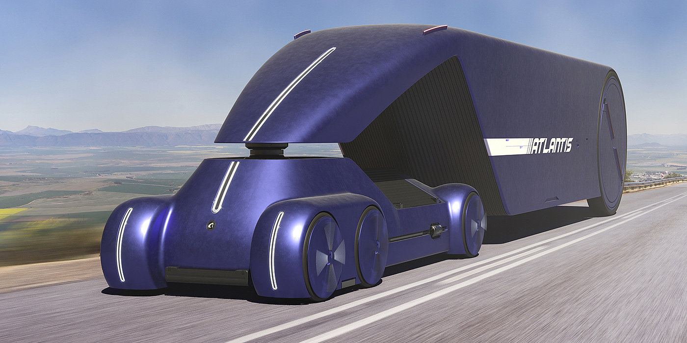 ATLANTIS，automatic，Electric，truck，concept，