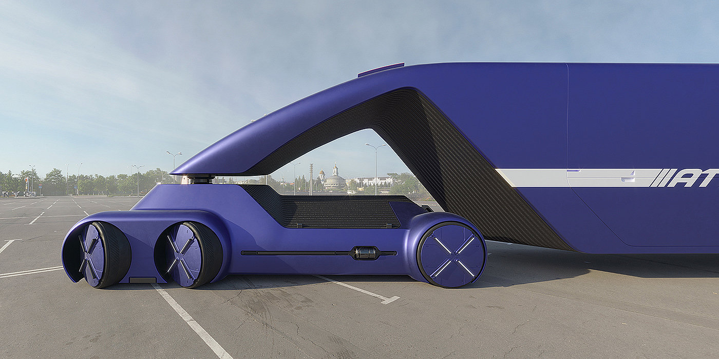 ATLANTIS，automatic，Electric，truck，concept，