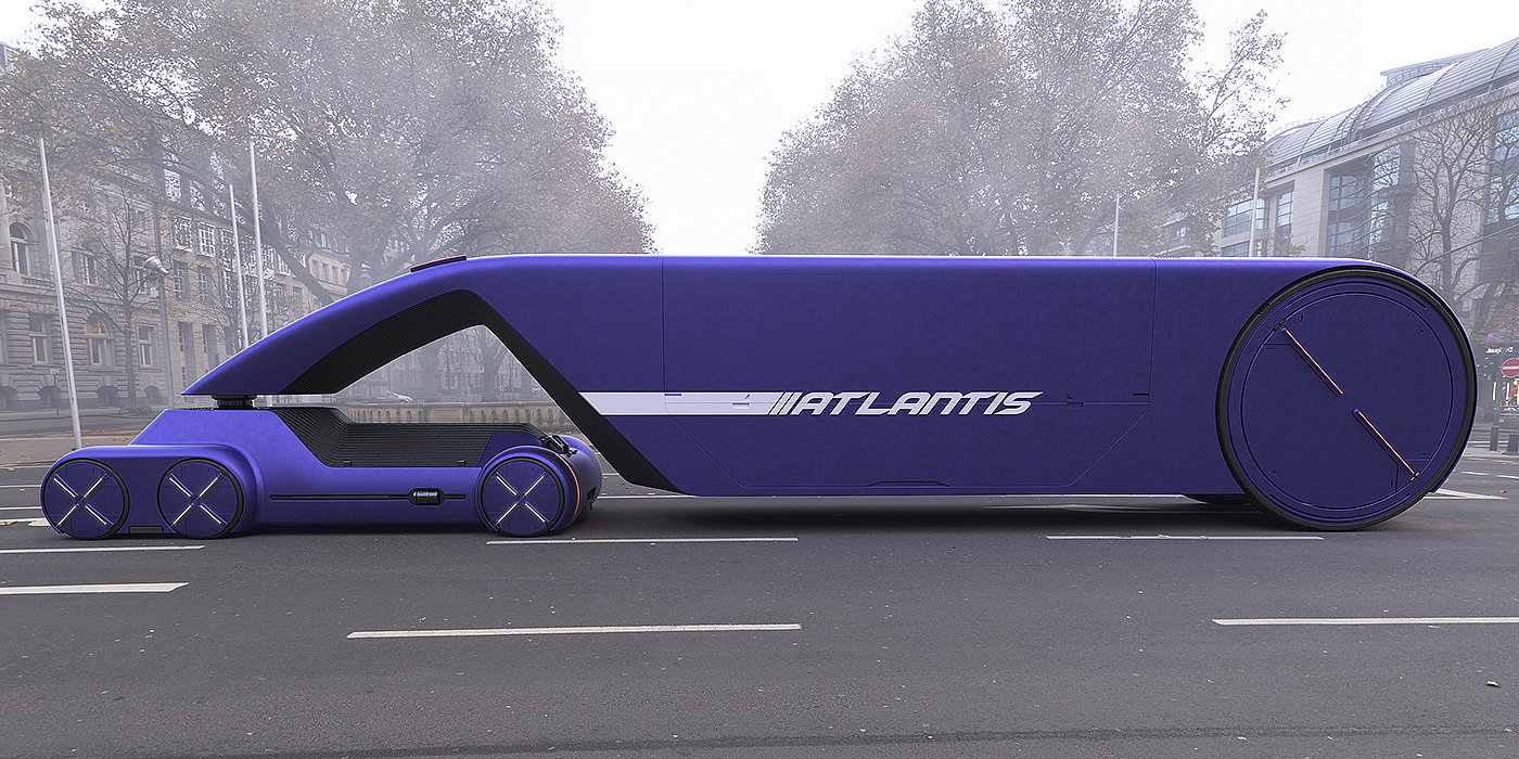 ATLANTIS，automatic，Electric，truck，concept，