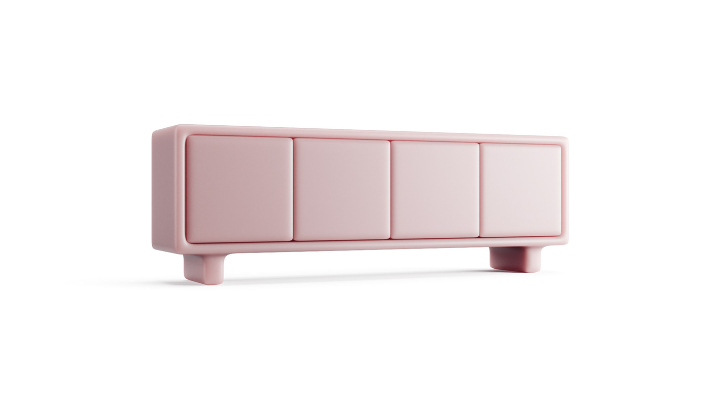 furniture design ，indoor，concept，bubble gum，