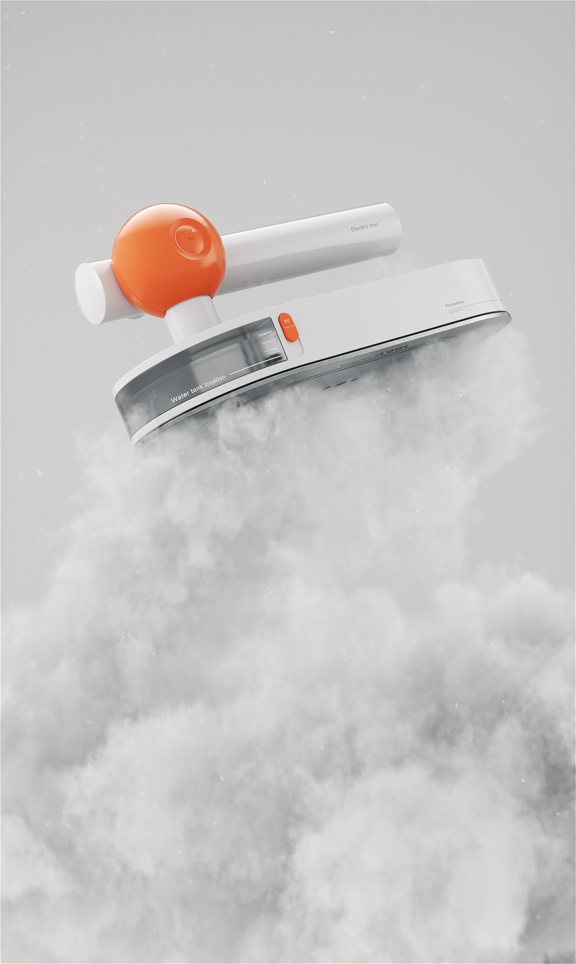 industrial design，Electric iron design，Simple design，Geometric design，Home appliance design，product design，Modeling design，electronic product，