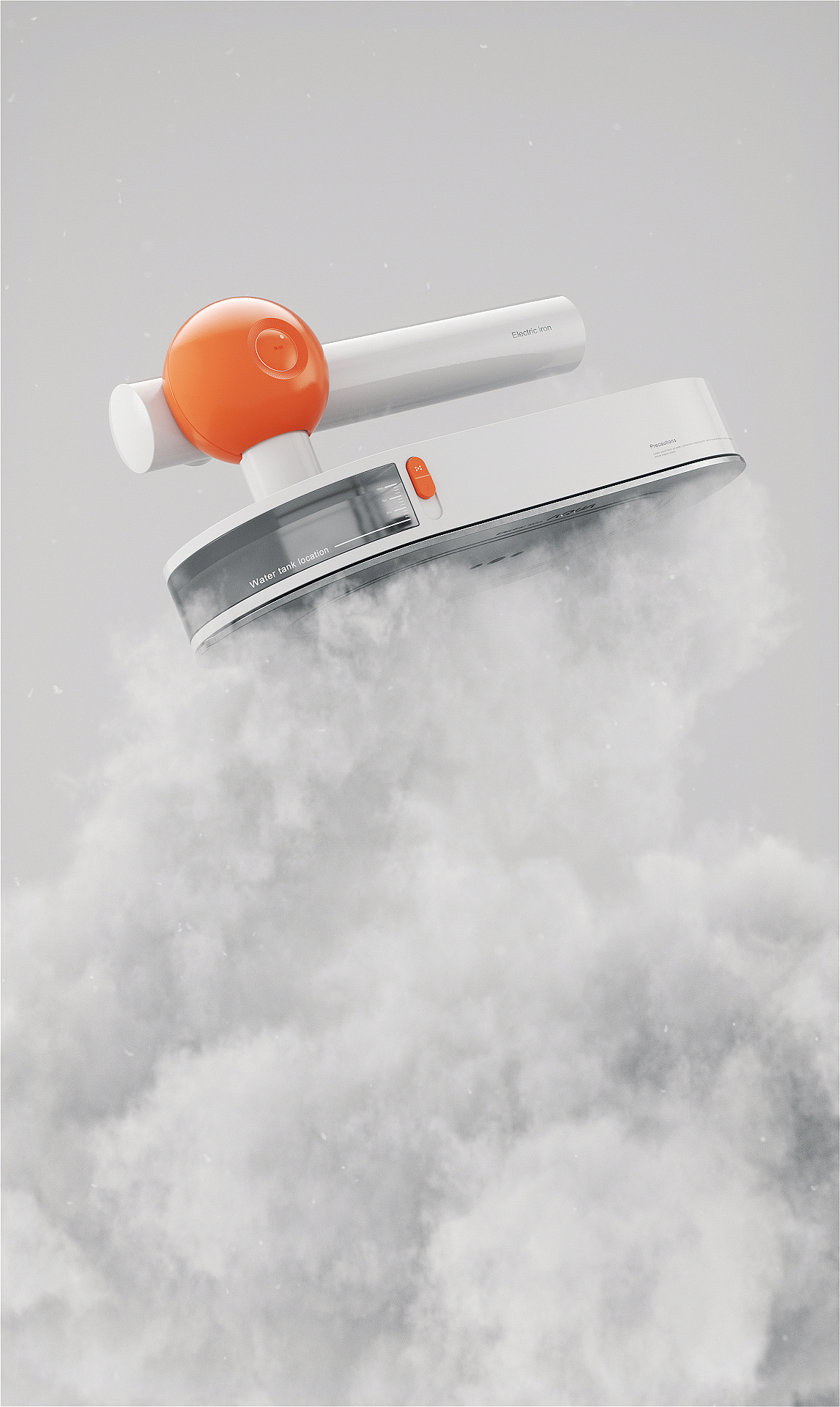 industrial design，Electric iron design，Simple design，Geometric design，Home appliance design，product design，Modeling design，electronic product，