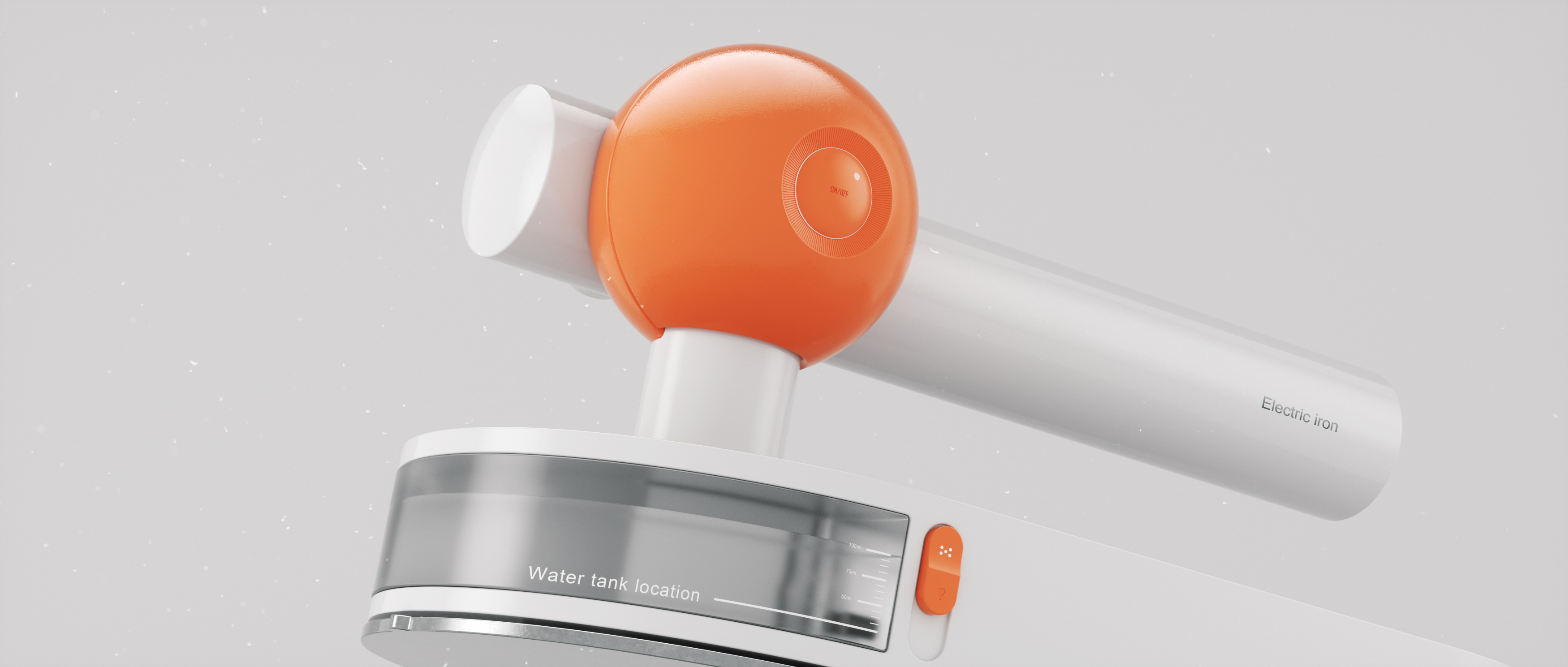 industrial design，Electric iron design，Simple design，Geometric design，Home appliance design，product design，Modeling design，electronic product，