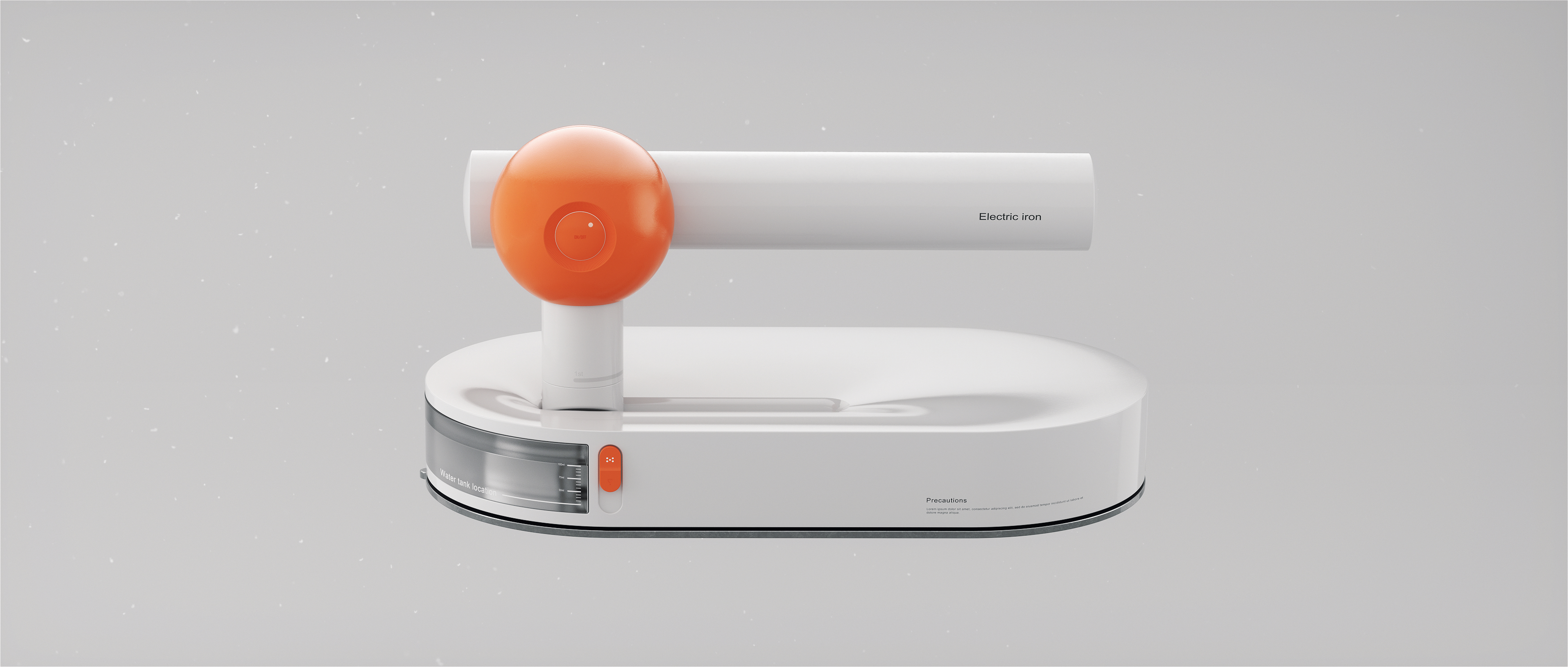 industrial design，Electric iron design，Simple design，Geometric design，Home appliance design，product design，Modeling design，electronic product，