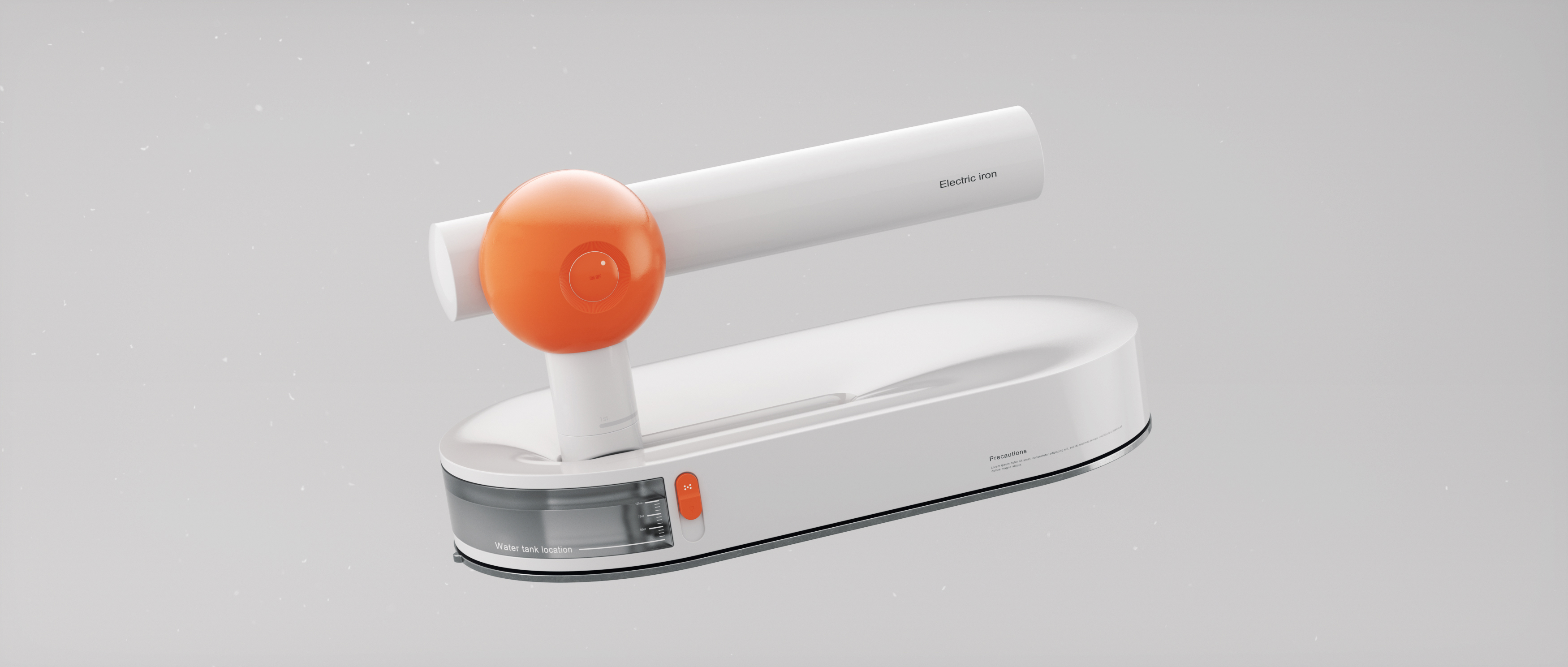 industrial design，Electric iron design，Simple design，Geometric design，Home appliance design，product design，Modeling design，electronic product，