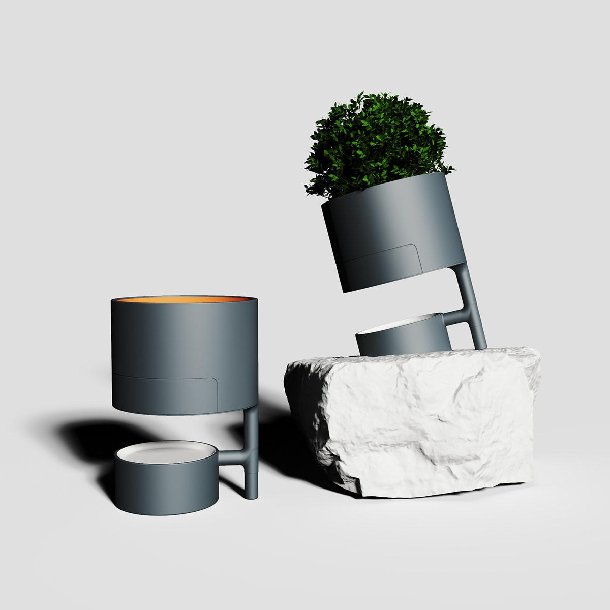 Elo，Modern flowerpot，Potted plants，