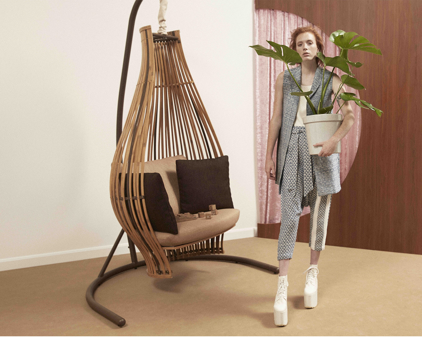 Krachap chair，suspension，Hanging chair，