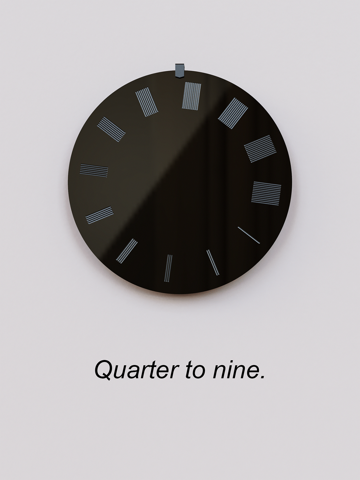 Quartz clock，Modern clocks and watches，No pointer，Extremely simple wind，