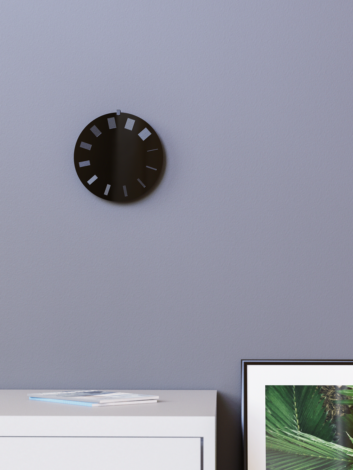 Quartz clock，Modern clocks and watches，No pointer，Extremely simple wind，