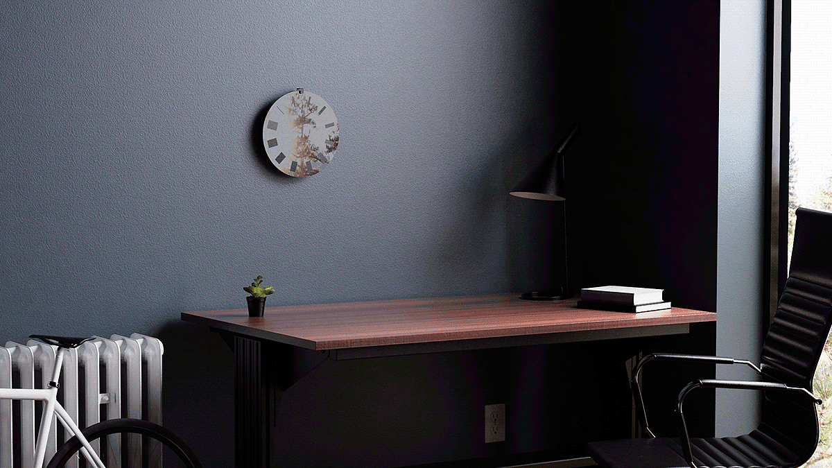 Quartz clock，Modern clocks and watches，No pointer，Extremely simple wind，