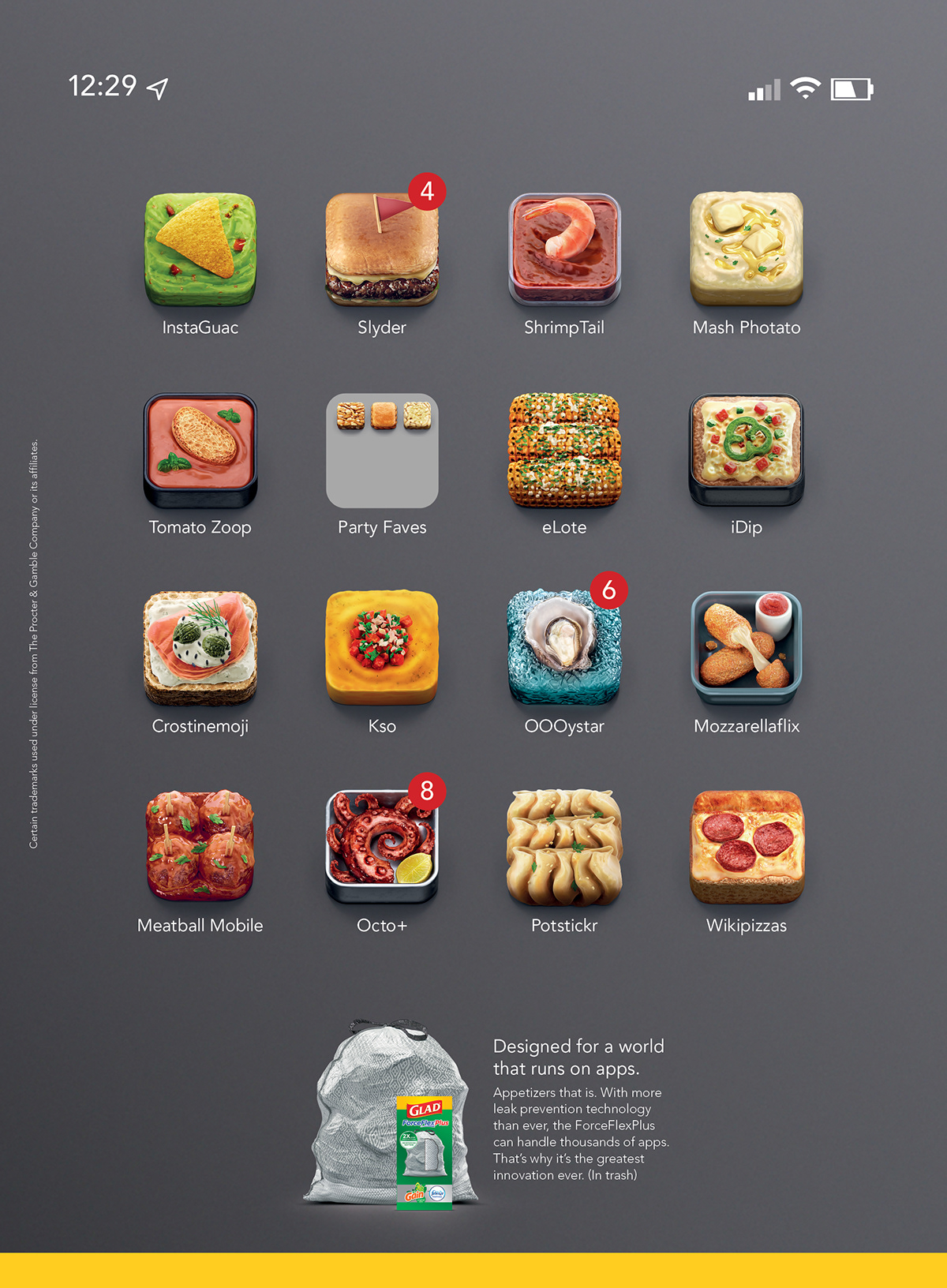 App Icon，foodicon，Design concept，