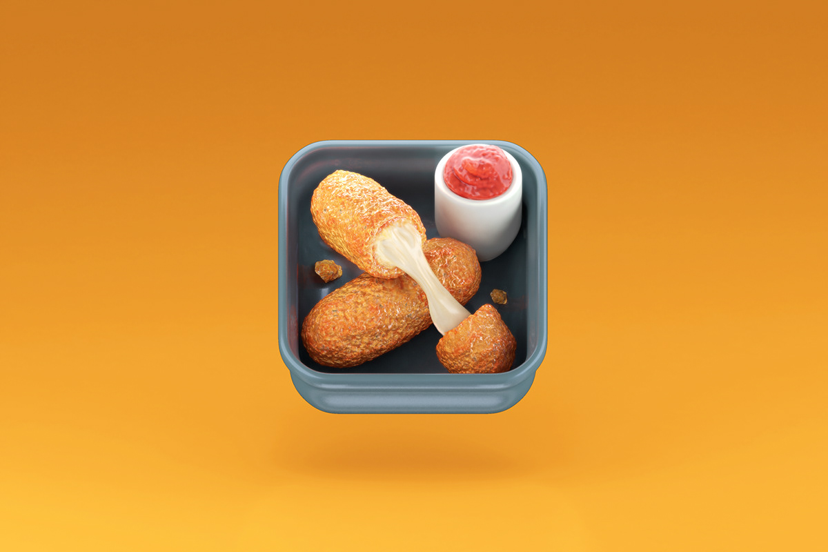 App Icon，foodicon，Design concept，