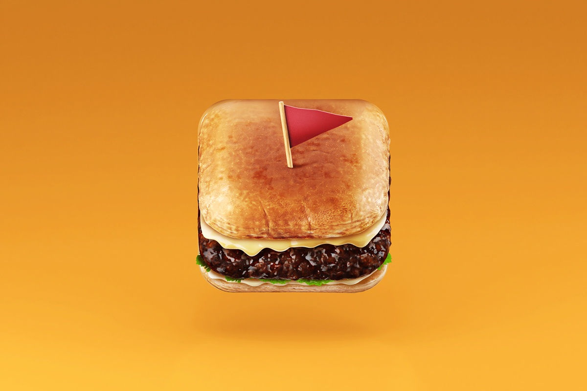 App Icon，foodicon，Design concept，