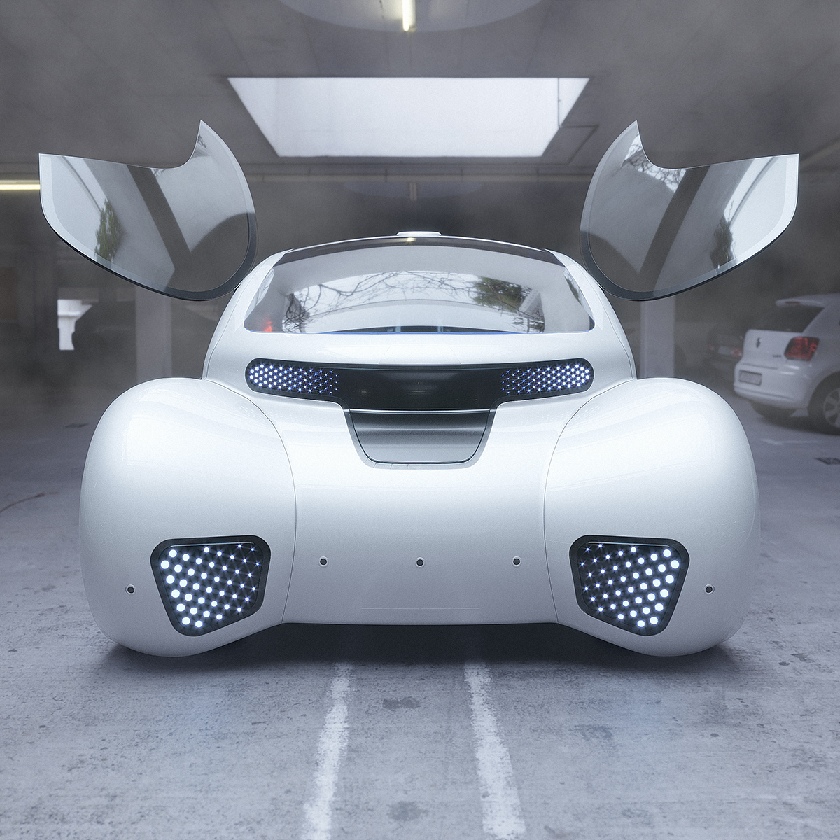 Smart car，Driverless car，Future car，