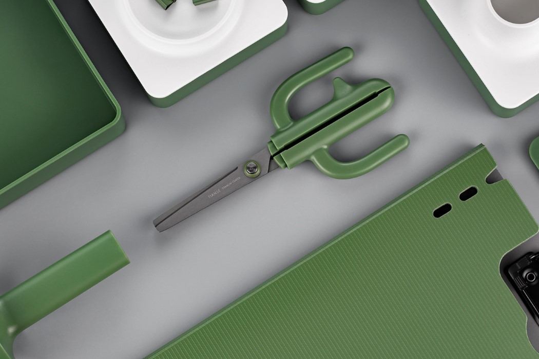 green，scissors，Starley Leung，cactus，If design award，Golden needle design award，desktop，