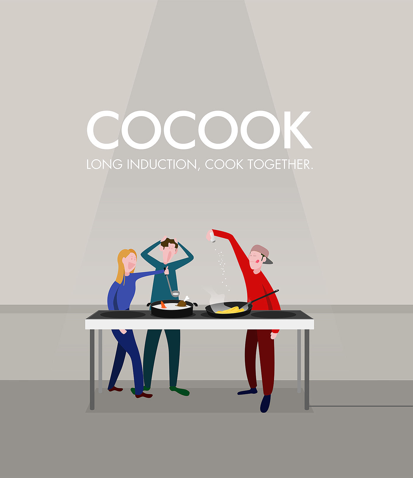 COCOOK，Junk Jung，cooking，black，