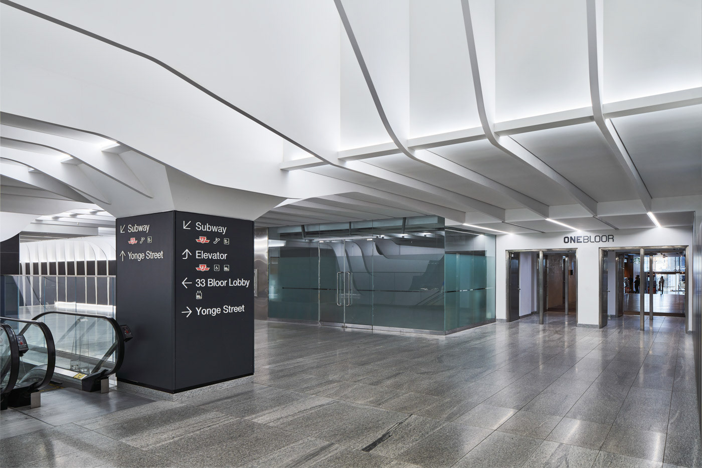 Bloor Street East 33，Architectural design，Exhibition hall design，