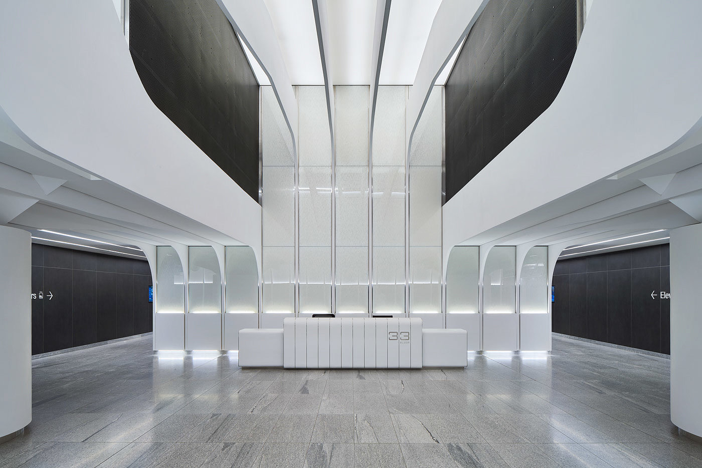 Bloor Street East 33，Architectural design，Exhibition hall design，