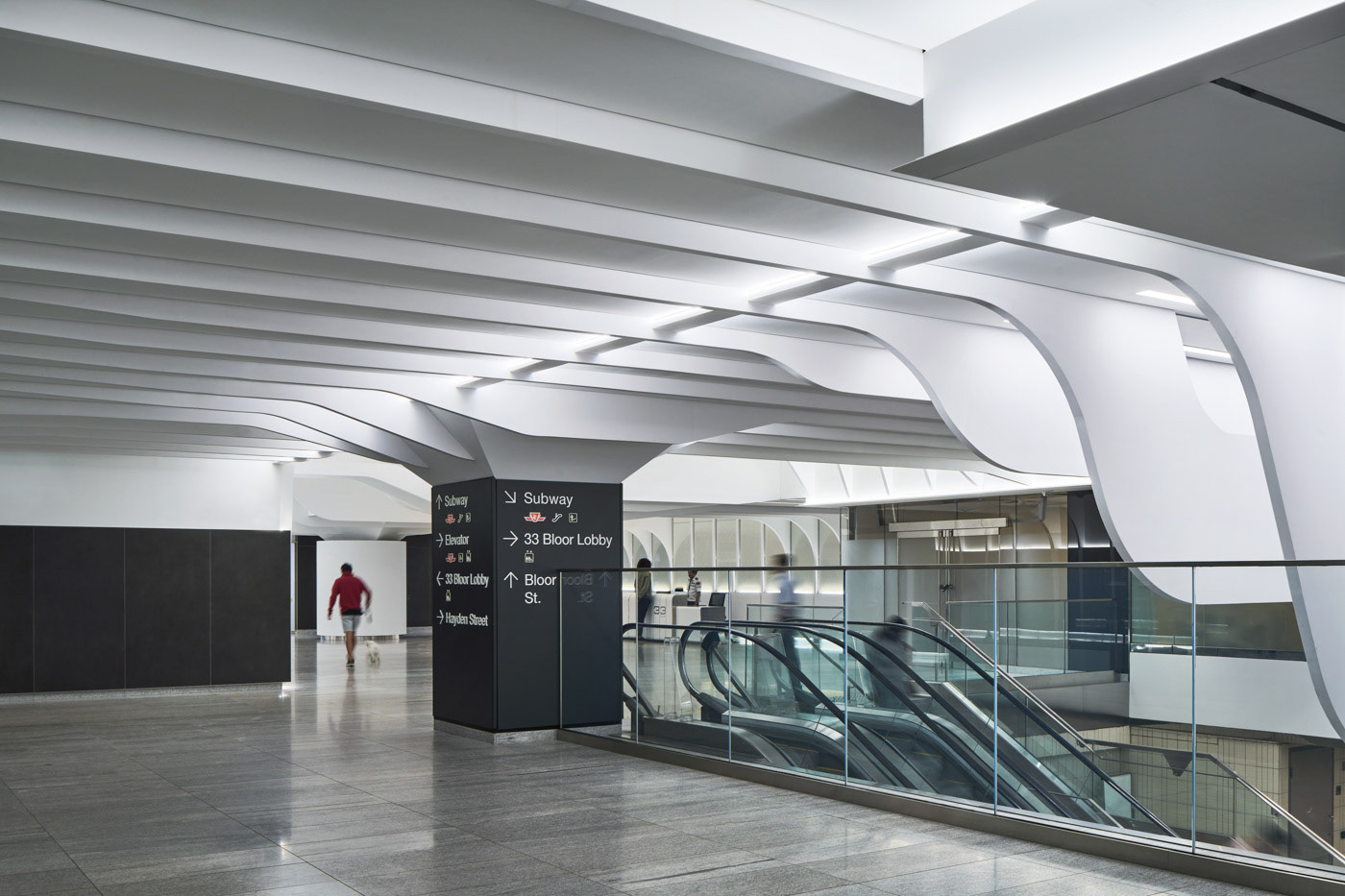 Bloor Street East 33，Architectural design，Exhibition hall design，