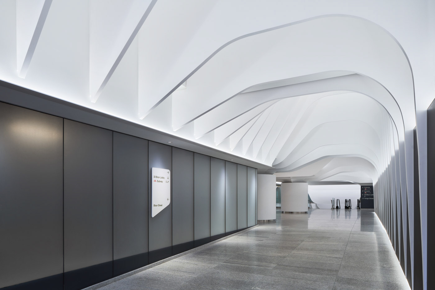 Bloor Street East 33，Architectural design，Exhibition hall design，