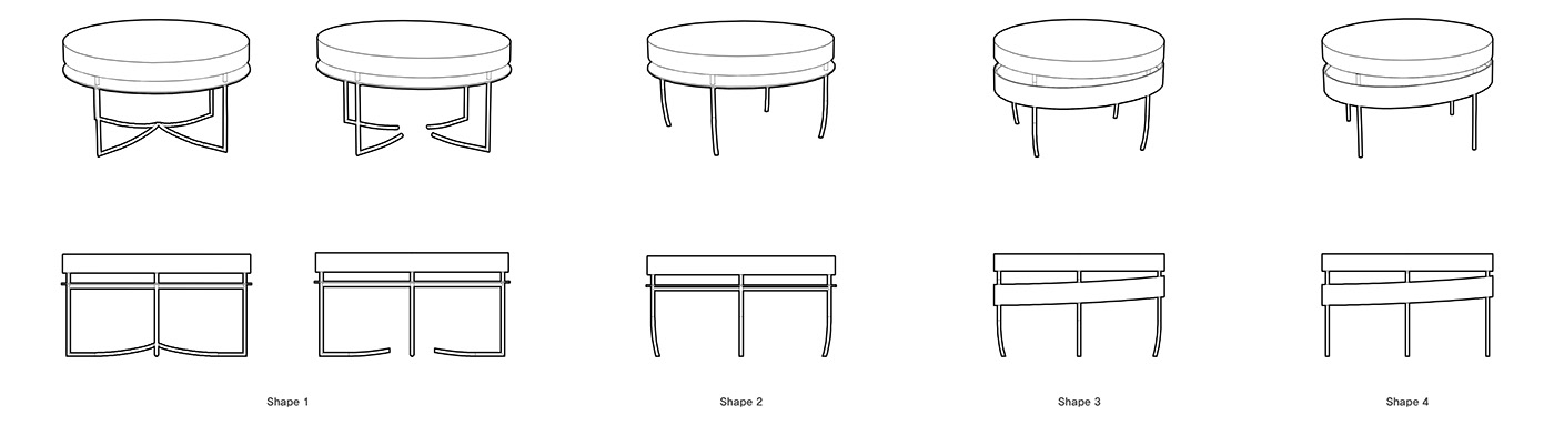 Gothic Stool，Chair design，furniture，