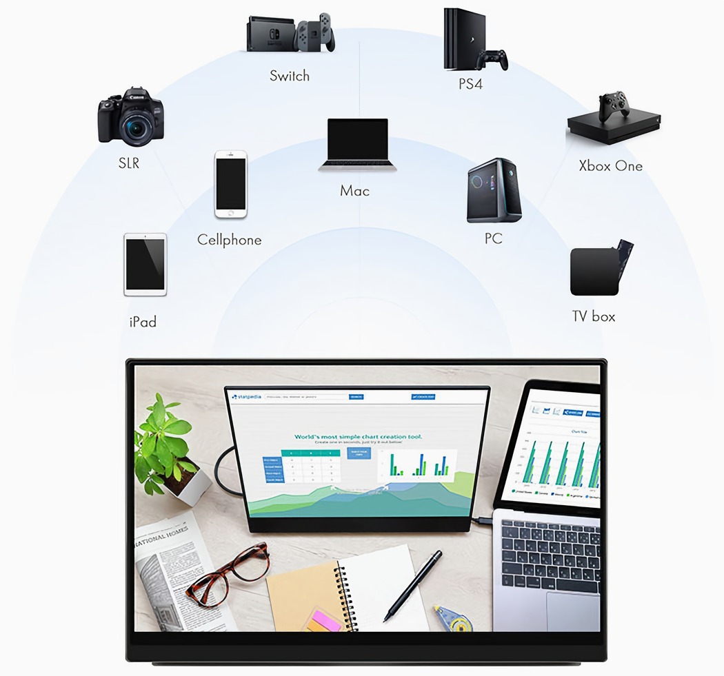 Mako Pro 4K，Hand drawn screen，black，