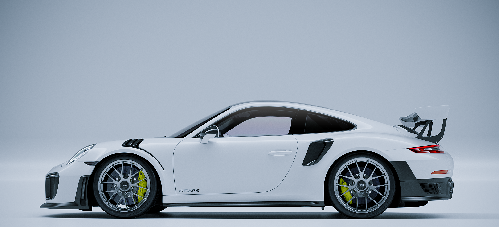 porsche，Super run rendering，