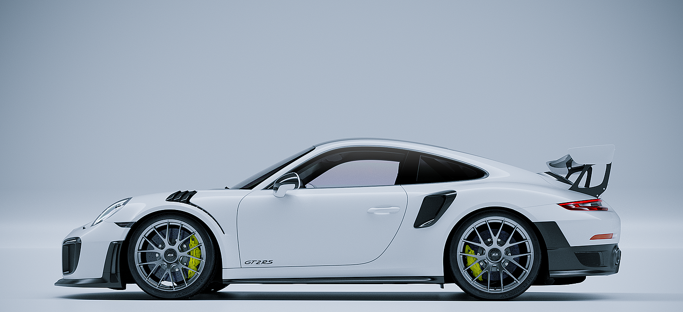 porsche，Super run rendering，