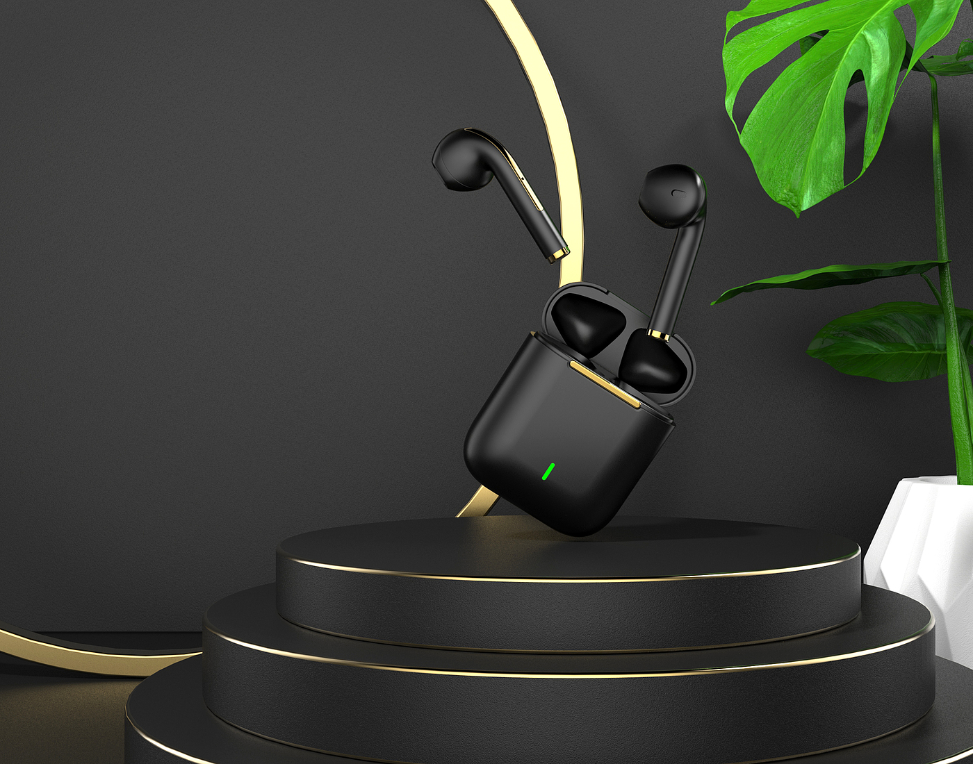 Bluetooth headset，Scene rendering，tws，Headphone rendering，Apple headset，