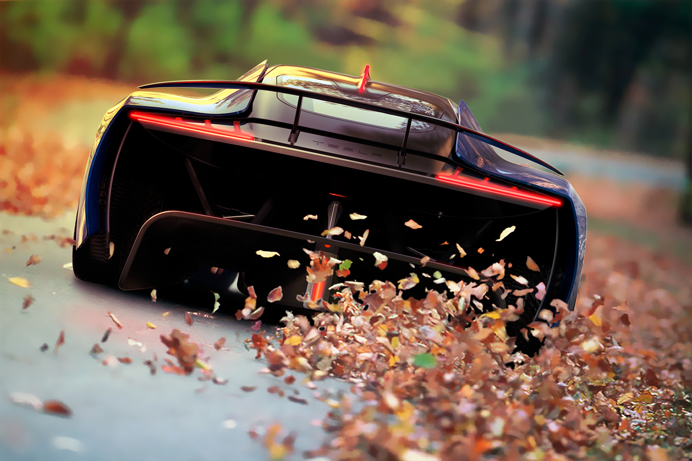 Tesla，racing，Exp model，conceptual design，