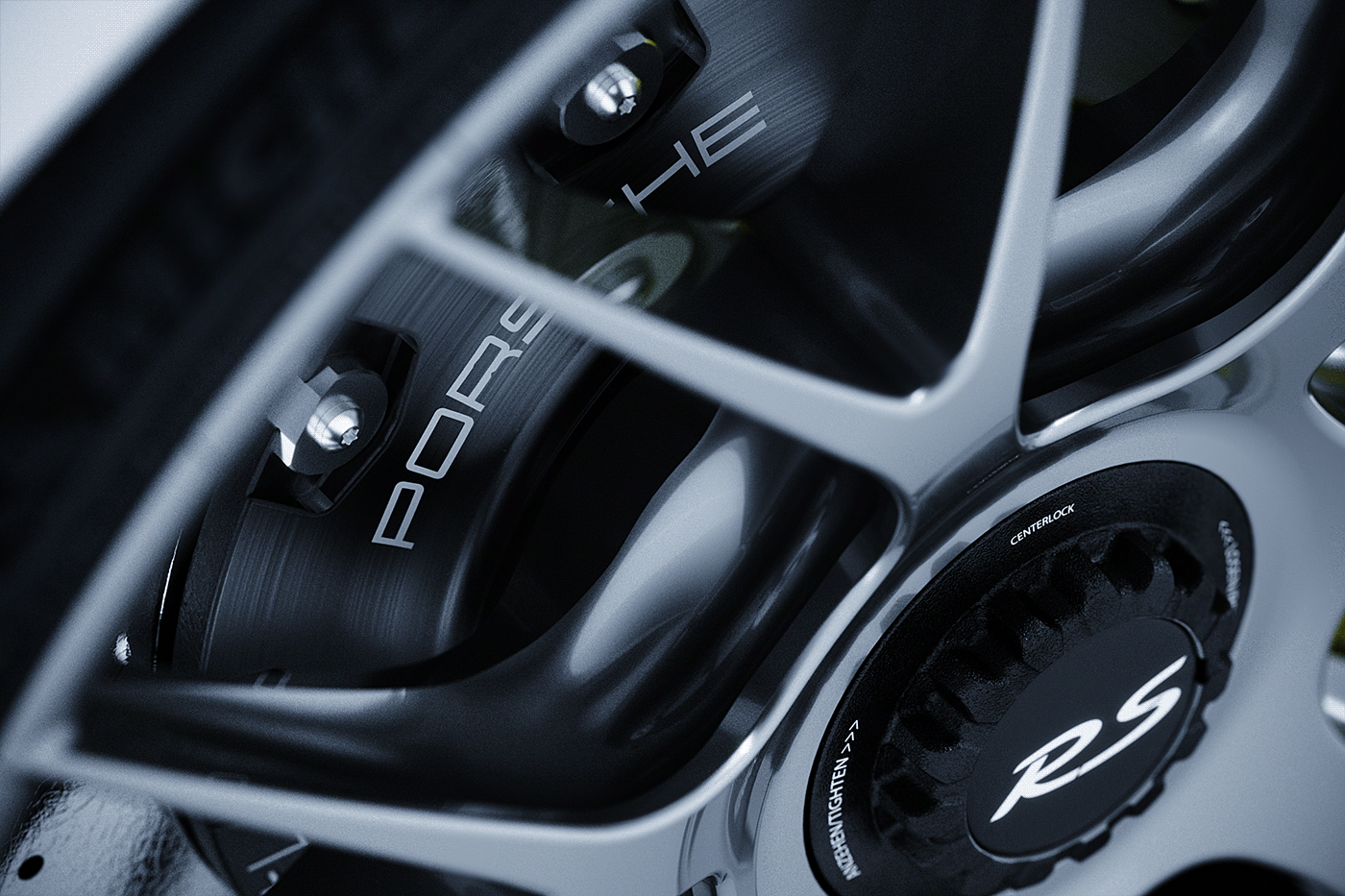 Sports car，Porsche，3dsmax，cgi，