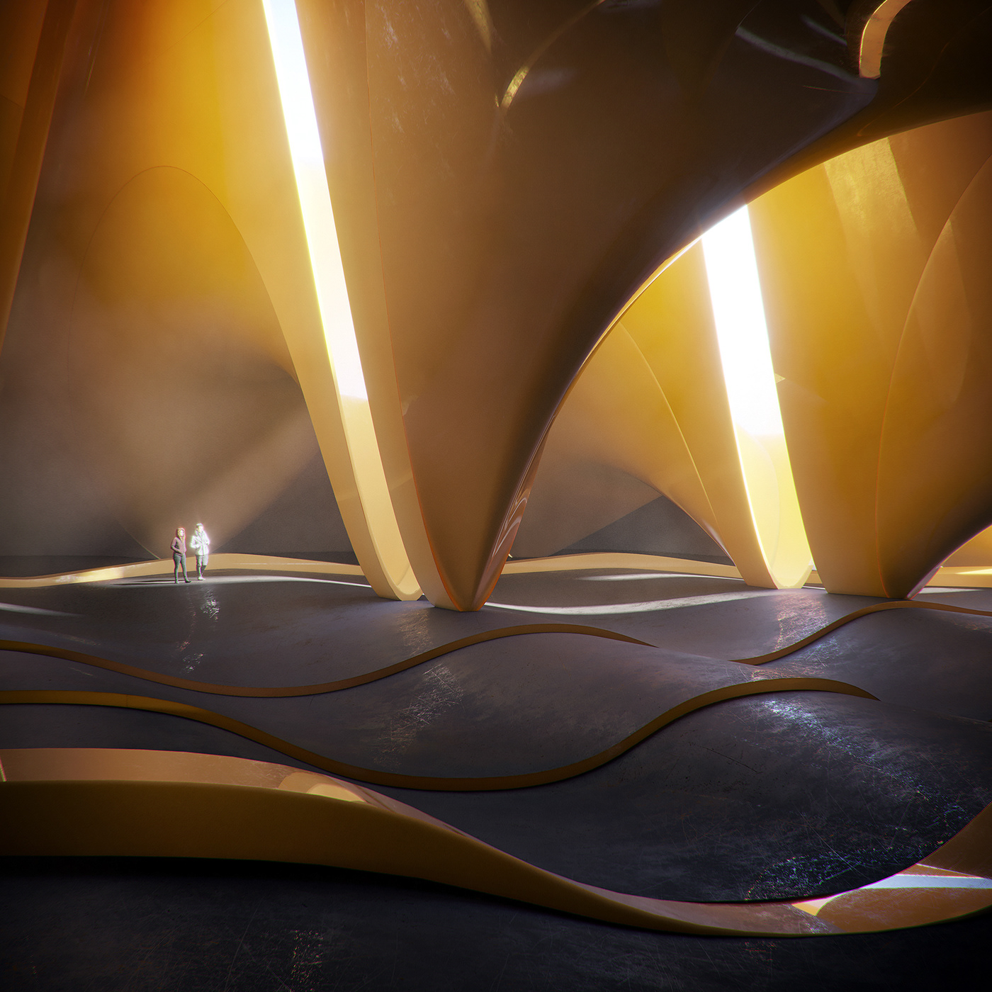 Architecture，museum，quiet，space，