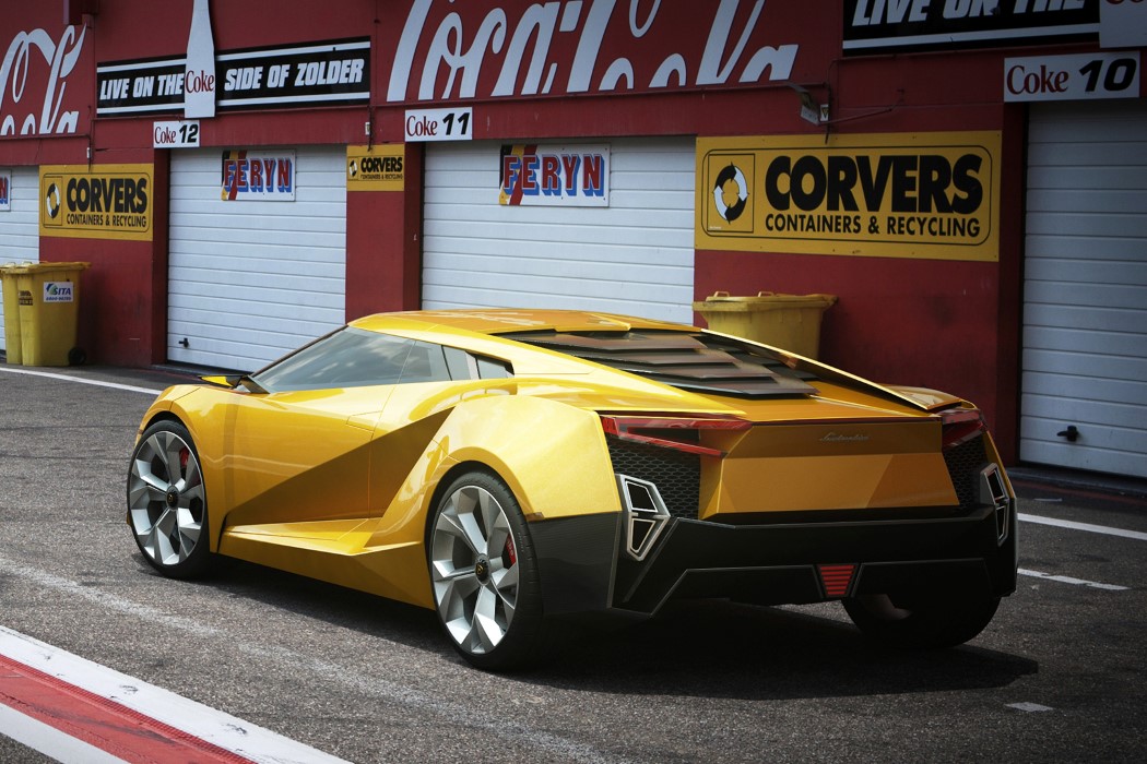 Sports car，Lamborghini，yellow，Cool，