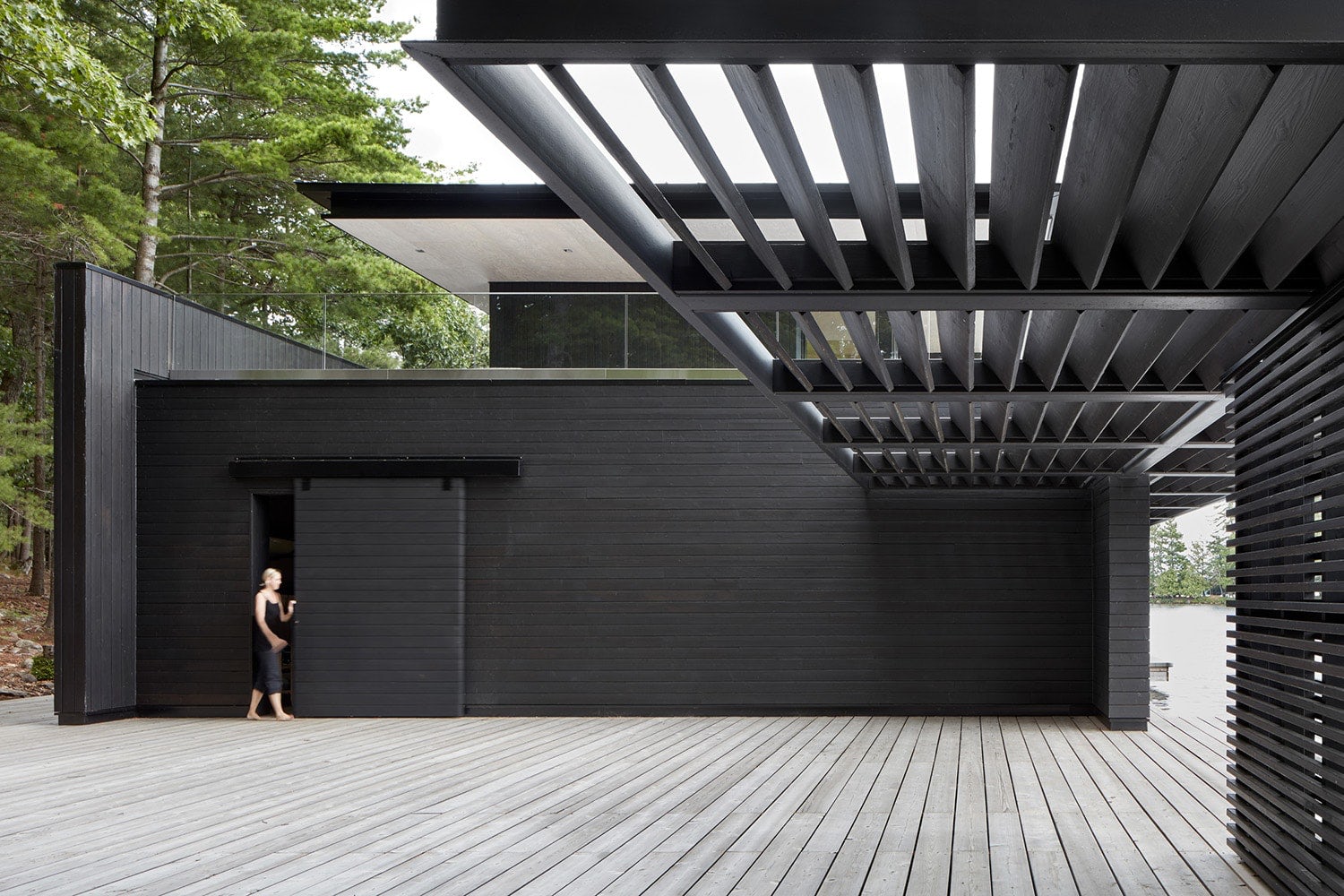 Boat House，wharf，wooden ，natural，