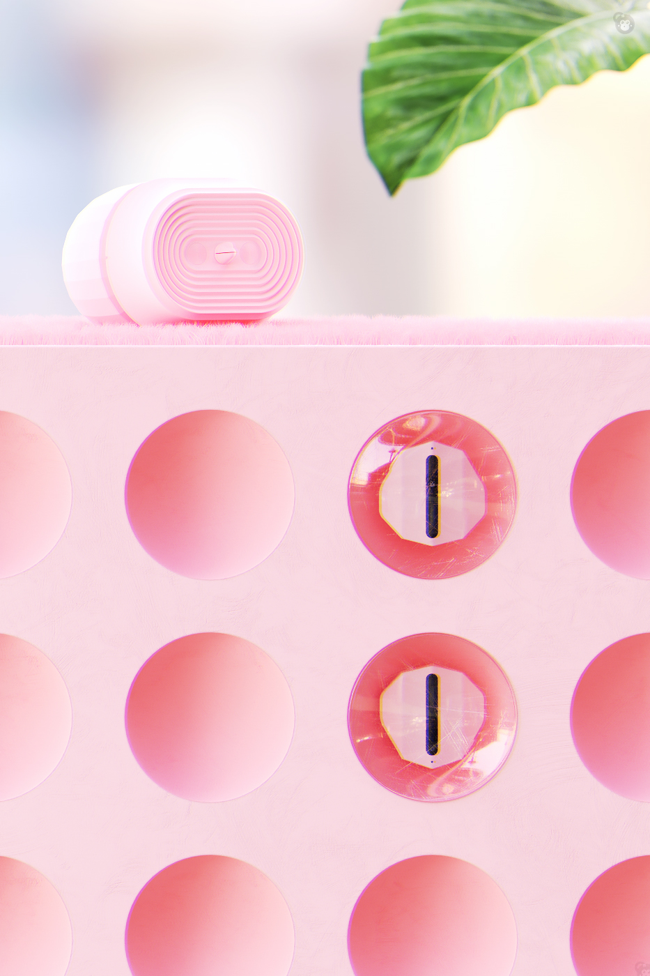 Portable massage instrument，Ins wind，Flower heart，healthy，Sense of fashion and technology，