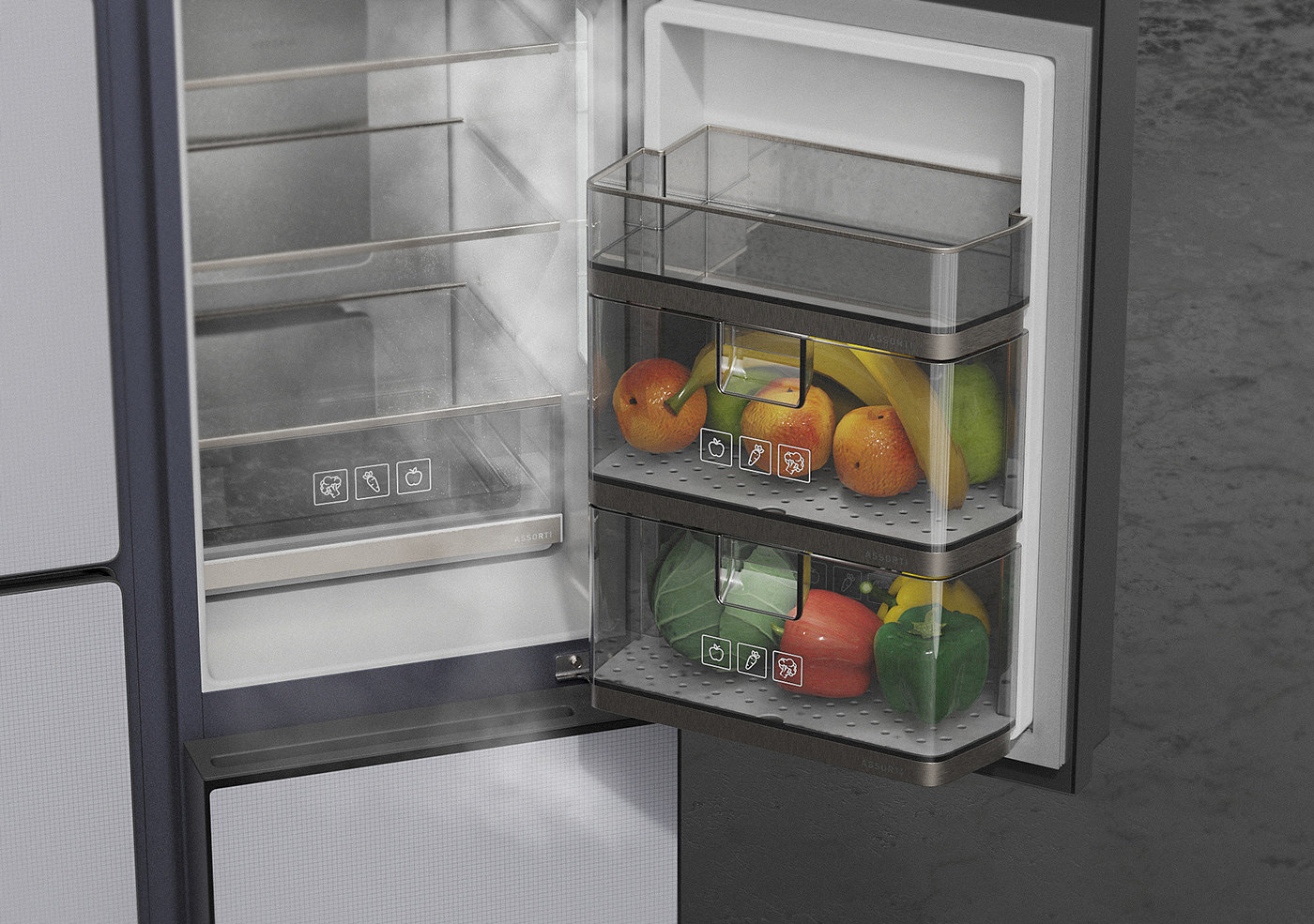 Refrigerator，Household Electric Appliances，ASSORTS，originality，