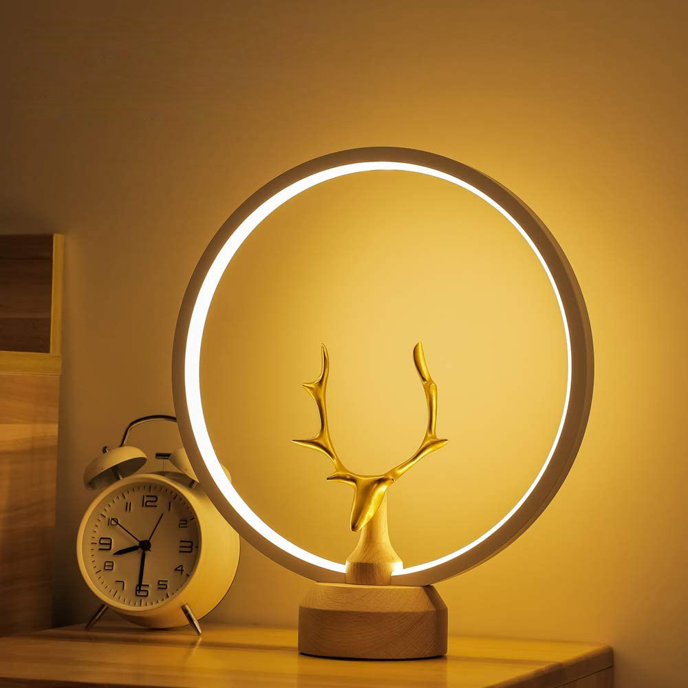 deer，Desk lamp，Atmosphere lamp，