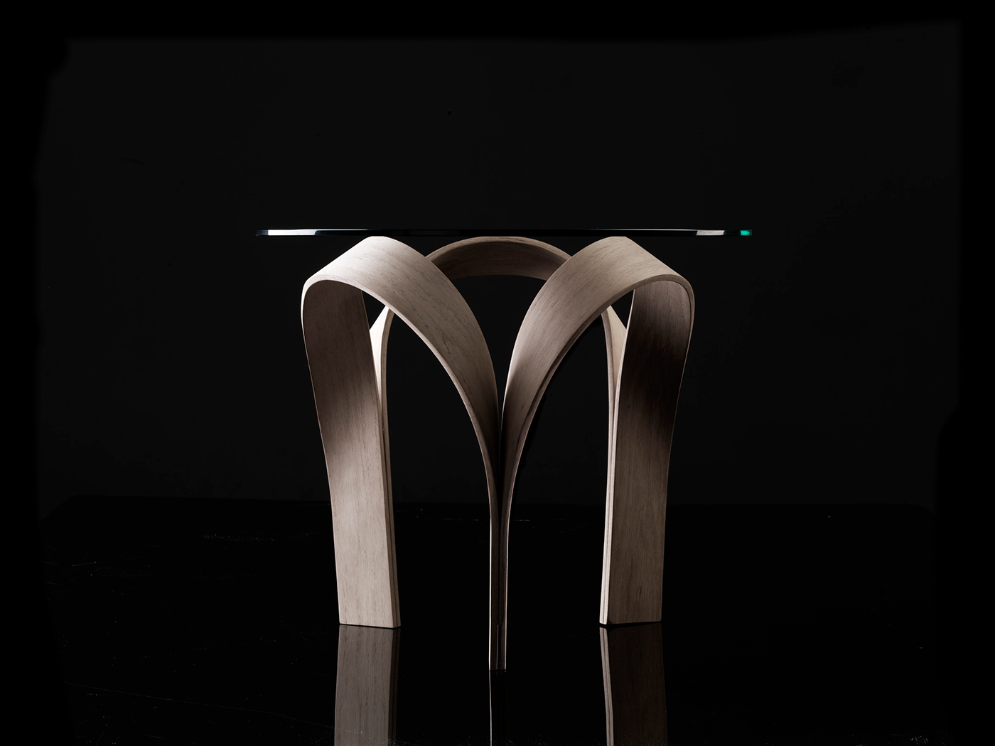 Arch side table，Arched side table，Glass table，